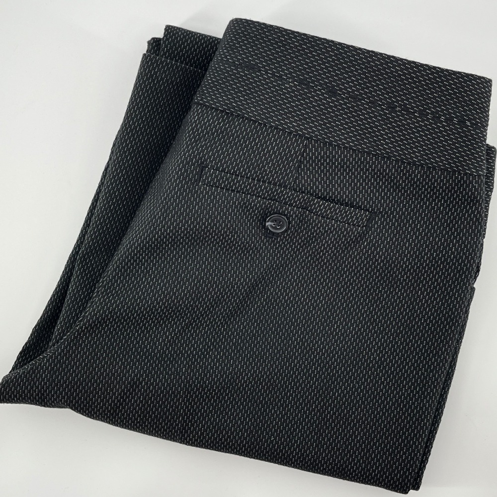 Ann Taylor LOFT Dress Pants, Women, 6, Black, Woven Original Straight Leg